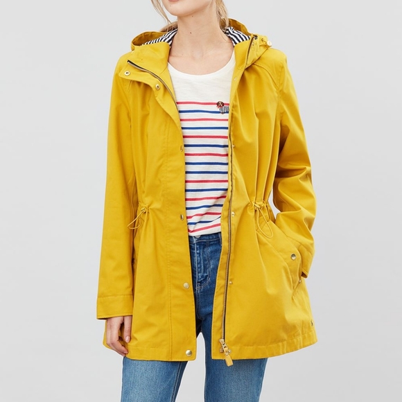 Joules Jackets & Coats Nwt Joules Yellow Antique Gold Shoreside